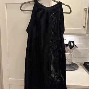 Black Knit Coverup